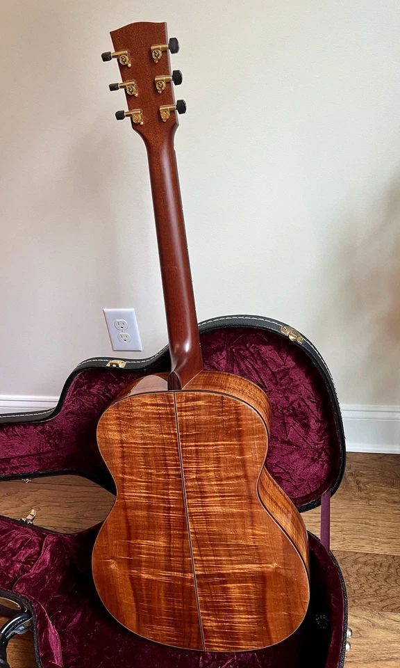 MINT! Goodall Koa Acoustic Guitar with Hard Case - Image 4 of 4