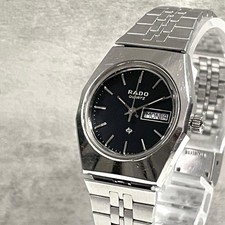 RADO Day-Date Black Dial Women's Watch in Working Condition