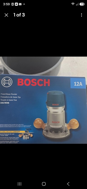 Bosch 1617EVS 12A Fixed-Base Router Blue, Model 1617EVS MPN 1617EVS 623003735