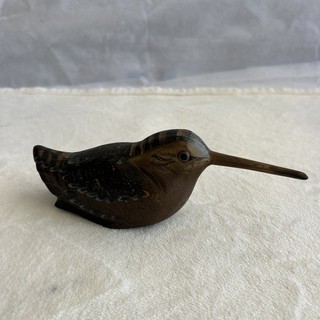 WEK William E Kirkpatrick Handmade carved Shorebird.