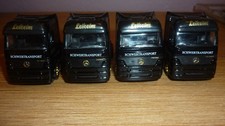 4 schwarze Sattelzugmaschinen MB Actros , 1:87, unbespielt, zum Basteln