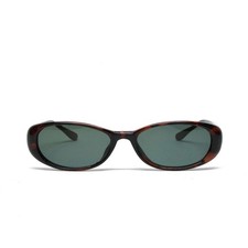 Authentic New Vintage women's 90s tortoiseshell oval sunglasses