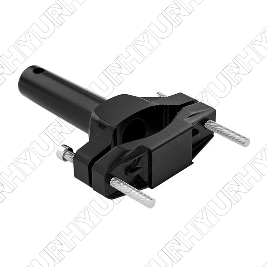 1X Black CNC Aluminum Alloy Motorcycle Bike Front Fork Mount Bracket Lamp Clamp — 第 3/4 张图片