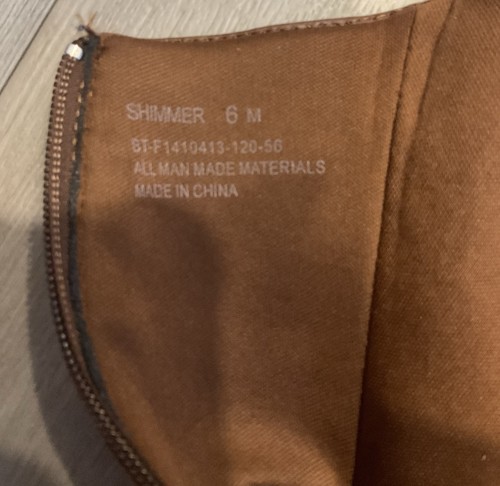 Botas Bare Traps Shimmer para mujer marrón imitación cuero tacón bajo talla 6 M - Imagen 10 de 11
