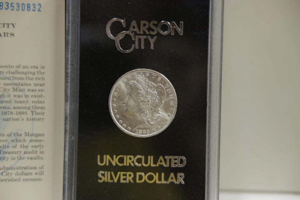 Dólar Morgan de Estados Unidos 1883 CC $1 GSA bonito sin circular caja/papeles... Foto 3 de 4