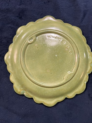 Vtg. Ceramic Holland Mold Green Cabbage Bowl and Plate With Lid - Picture 9 of 21