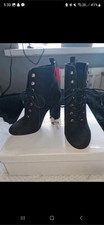 Image of Dune Black Ankle Boots Size 3 UK (36)