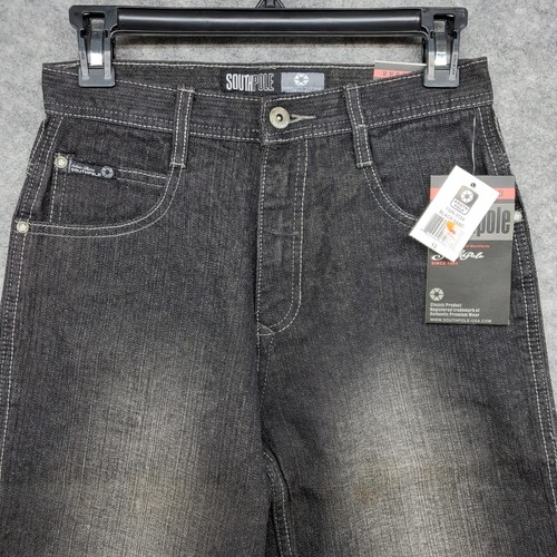 VTG South Pole Jeans Youth Boy's Size 12 Black Wash Dynamic Equipment - NWT - Picture 3 of 12