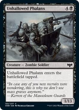 Unhallowed Phalanx VOW Lightly Played