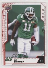 2020 Upper Deck CFL Red 51/165 Ed Gainey #79 p9m