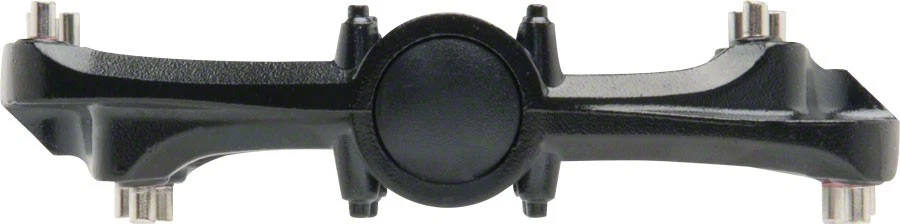 Pedales de plataforma de aluminio con eje cromado Tioga Dazz MX con 14 pines y compactos Foto 2 de 2