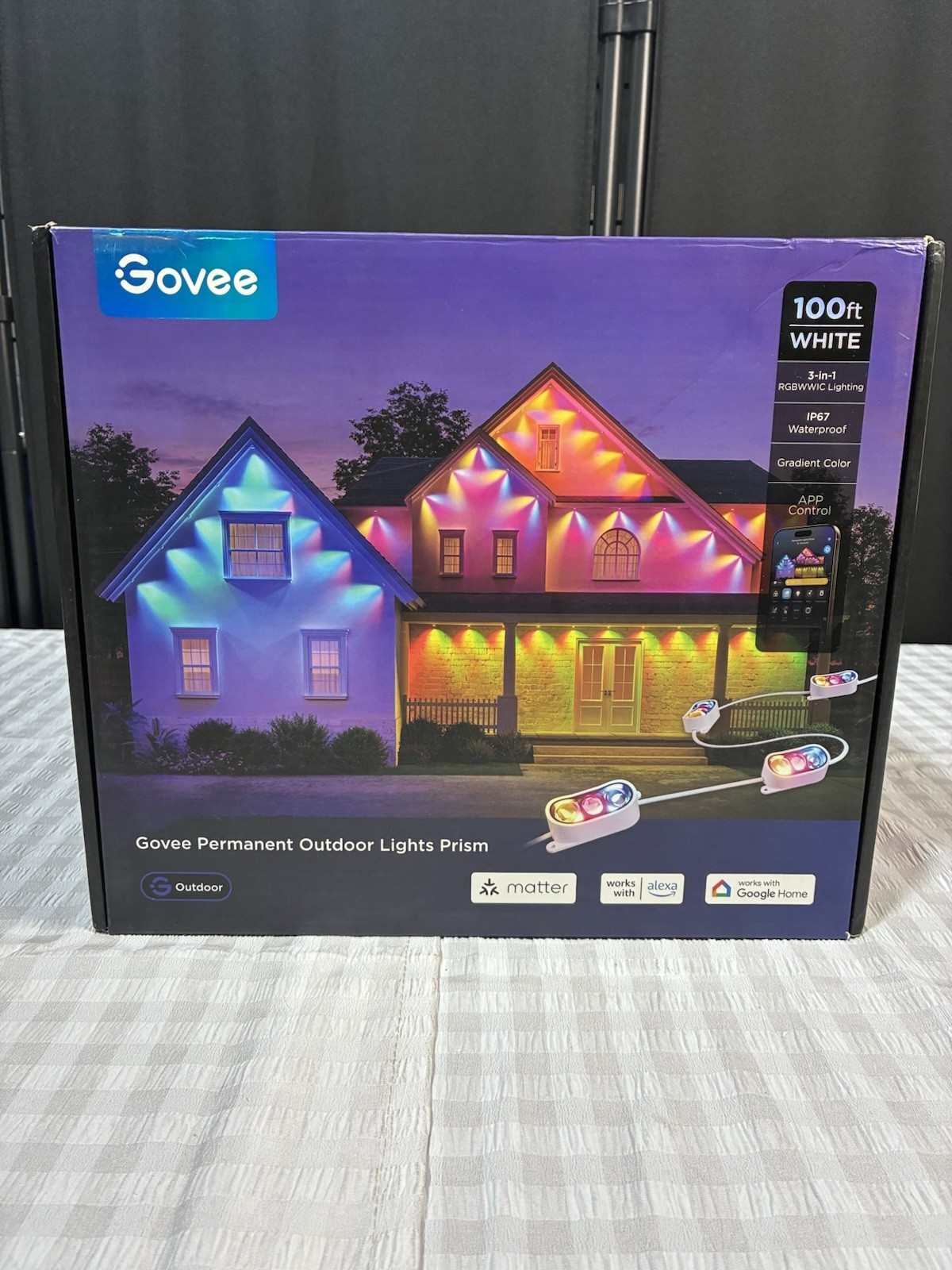 Govee Permanent Outdoor Lights Prism H707A Smart RGBIC LED System