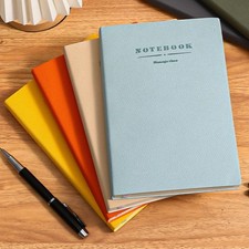 A4 A5 Office Notebook PU Cover Stationery Notebook School Supplies Diary Book