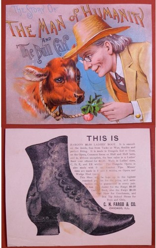 C H Fargo & Co Ladies Boots Chicago Victorian Trade Cards s4