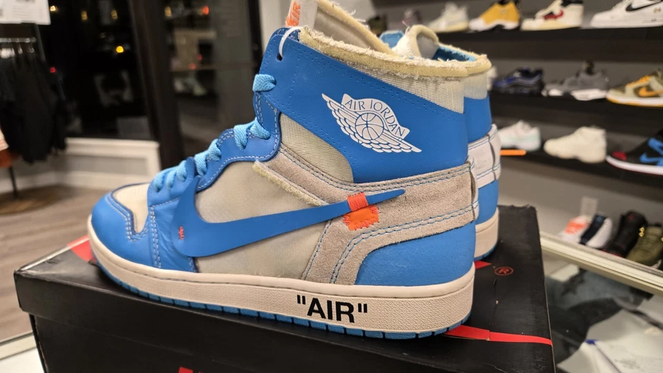 Size 10 - Jordan 1 Retro OG x Off-White High UNC - Image 4 of 4