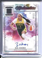 2025 Panini WNBA Impeccable Zia Cooke Watercolors Auto #72/99 Storm