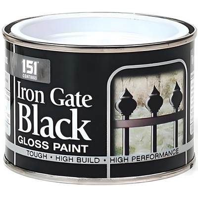151 Beschichtungen Eisentor Glanzlack schwarz 180ml Metall Holz Beton Geländer