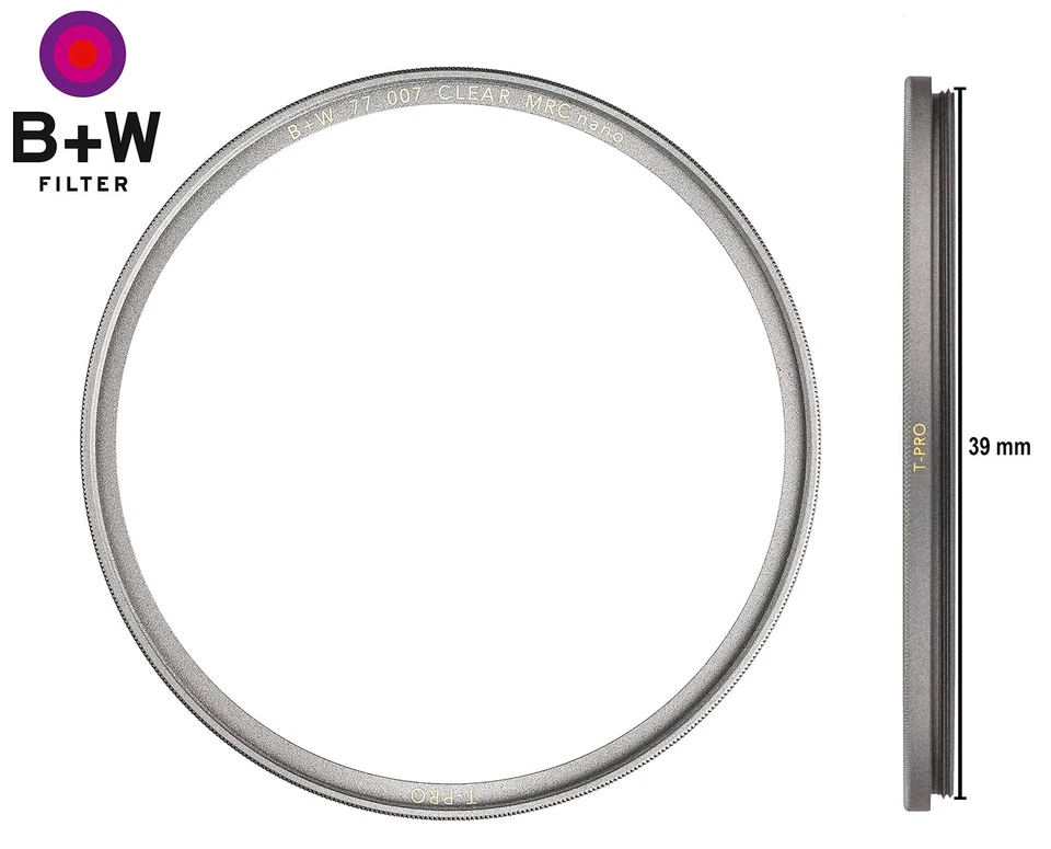 B + W Clear Protection Filter for Camera Lens – Ultra Slim Titan Mount (T-PRO... - Image 3 of 4