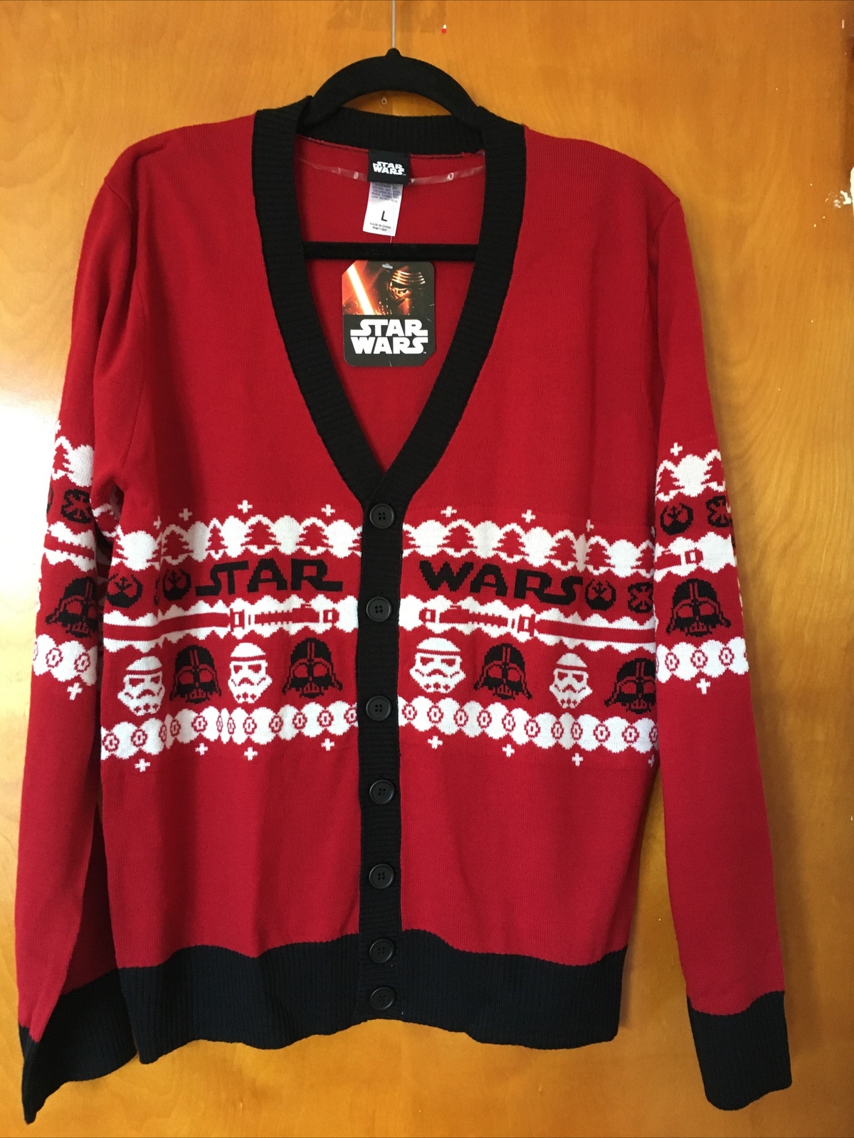 Star Wars Cardigan Red Black Storm 