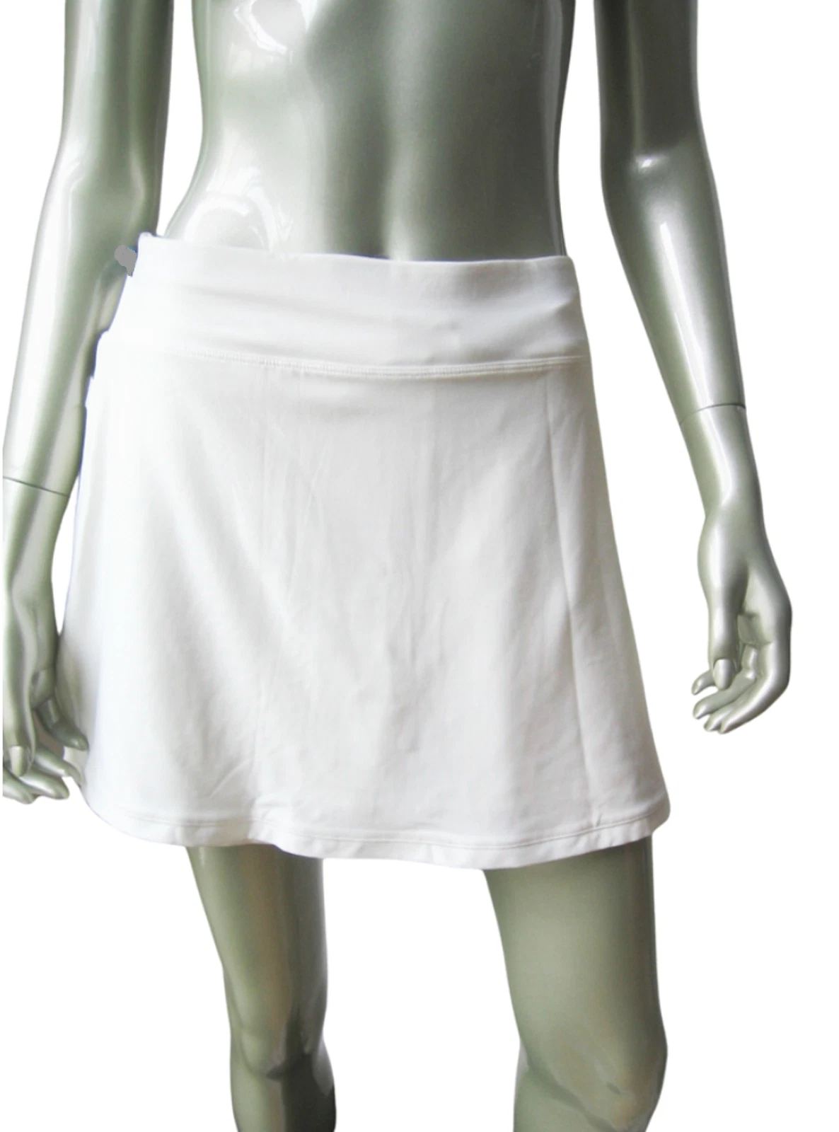 www.prominentresults.com :A0149 NIKE NEW Women's Activewear Ivory DRI-FIT Build-In Shorts Tennis Skort XL