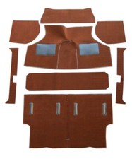 Austin Morris Classic Mini 1969-2000 Complete Replacement Brown Carpet Set
