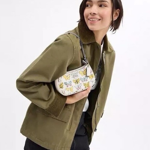 Coach CAJ94 Teri Mini Crossbody Bag With Butterfly Print - NWT - Picture 13 of 16