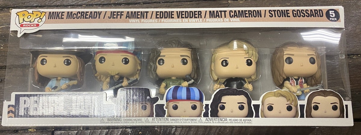 Funko Pop! Rocks: Pearl Jam 3.75 in Figures - Pack of 5 - 60042
