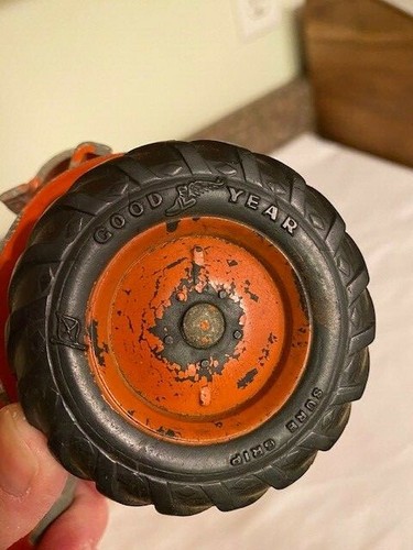 Tractor naranja vintage American Precision Products años 40 ORIGINAL  - Imagen 7 de 12