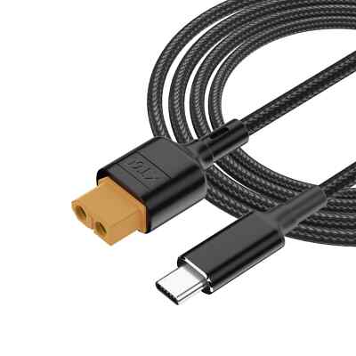 Type C To XT60 Charging Cable PD 100W Charging USB C To XT60 Female Charger BEA