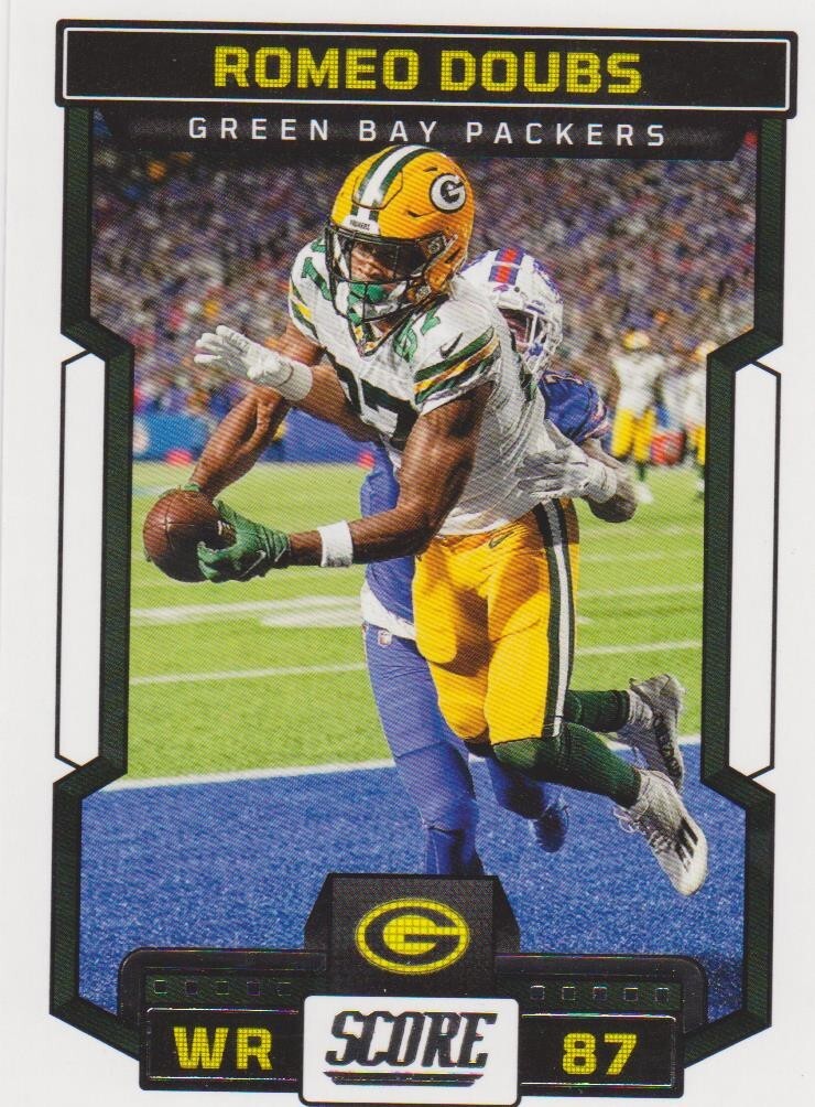 Romeo Doubs 2023 Score Football Card 98 Green Bay Packers eBay