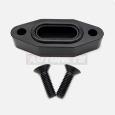 Black Ls Series Oil Cooler Port Block Off Plate Adapter Lsx Ls1 Ls2 Ls3 Ls6 Lq9