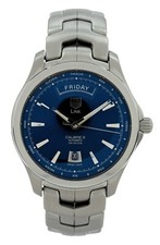 Tag Heuer 42mm Men's LINK Automatic Calibre 5 Black Dial SS Watch! Ref: WJF2010! 4