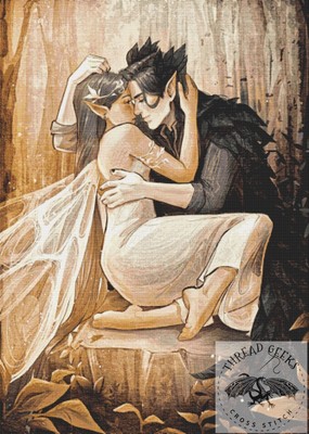 Feenromantik gezähltes Kreuzstich-Set - UK-Verkäufer - DMC - Fantasy