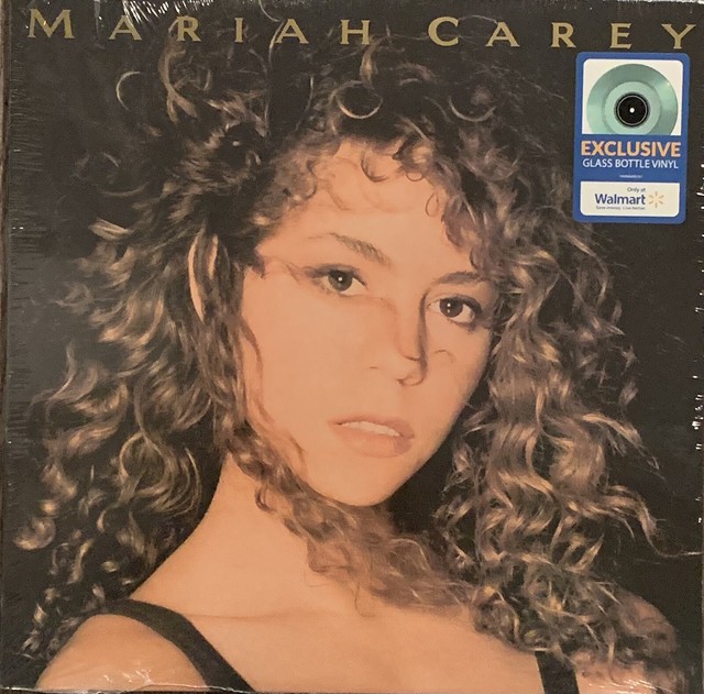 Mariah Carey Self Titled LP Walmart Glass Bottle Vinyl Record for