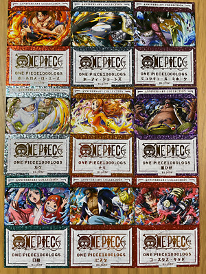 One Piece Lot of 9 Trading Cards Ultra Premium Anime Cards NM TCG CCG
