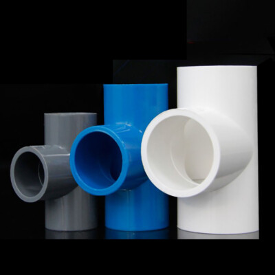 U-PVC / PVC Pipe Fittings Tee I.D 16mm 20mm 25mm 32mm 40mm 50mm Plumbing Couping