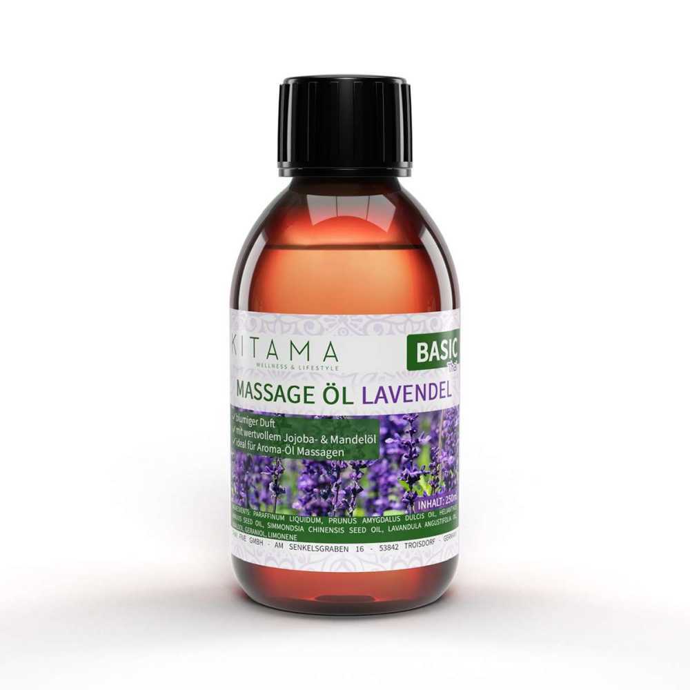 Kitama Massageöl Aroma-Öl Lavendel für Thai-Massage Wellness Spa Physiotherapie