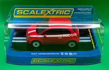 RARE Scalextric C2934 Fiat Cinquecento Red Slot Car Electric Toy NEW IN BOX