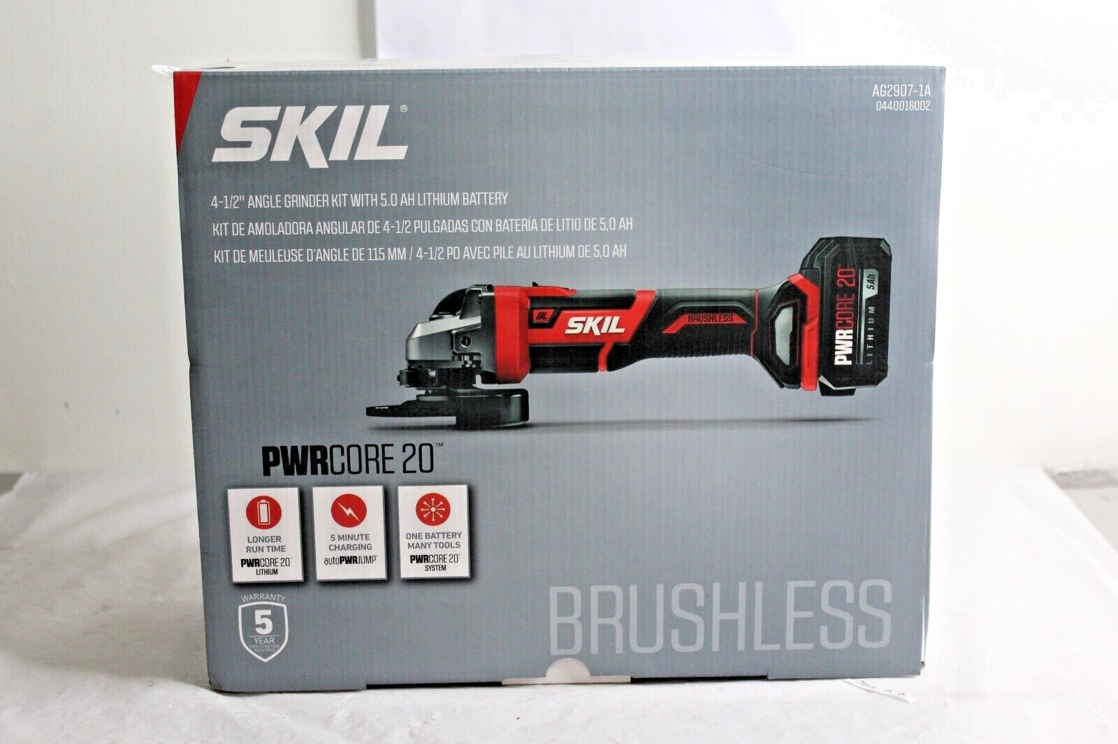 Skil Pwr Core 20 Brushless 20V 4-1/2\