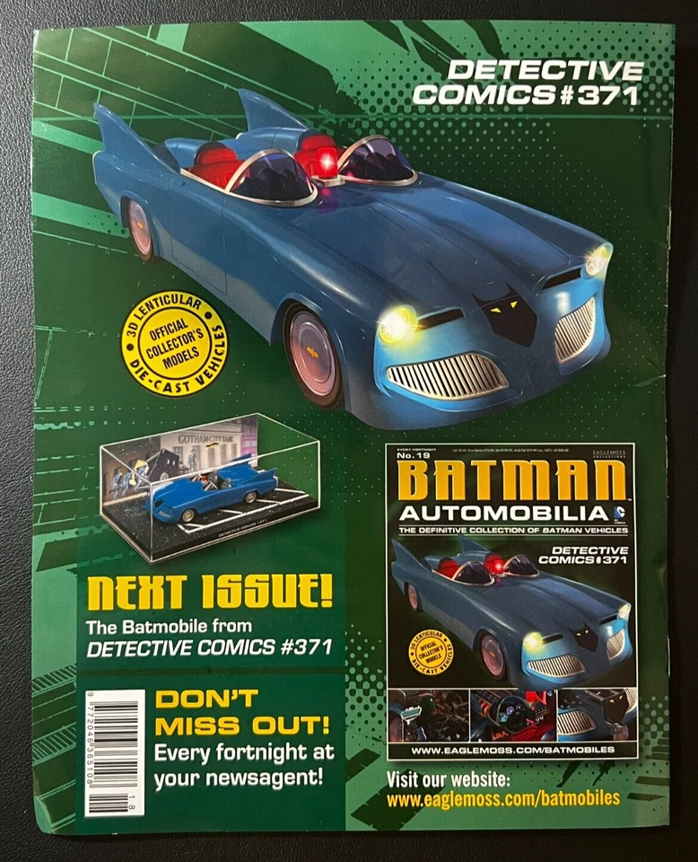 2013 Batman Automobilia #18 Magazine w/DIECAST Car DC Animated Series COLLECTOR! - Image 3 of 4