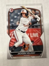 Jackson Holliday RC 2023 Bowman Draft #BD118 Orioles Rising Star