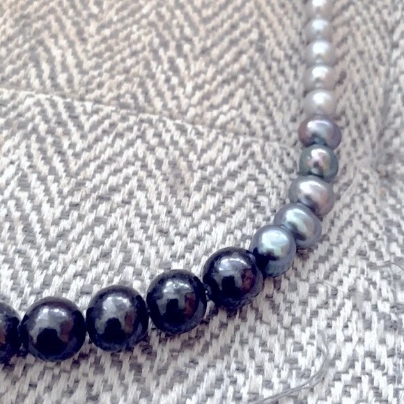 ❣️Collar de perlas reales de diseño único de la India Foto 3 de 4