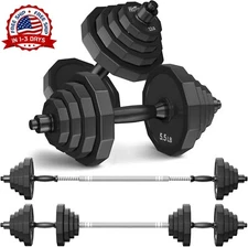 Juego De Pesas Hierro Mancuernas Para Ejercicios En Casa Para Hombre 66 Lbs Set