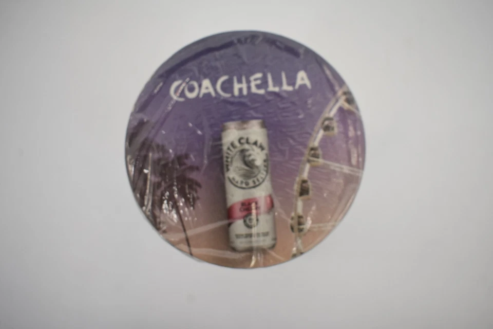 Lote de 125 Posavasos Coachella Garra Blanca 2024 LMHL289396 4" Dia Estilo Papel Foto 4 de 4
