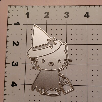 Universal Thin Metal Die Cut Tool Santio Hello Kitty Halloween witch trick treat