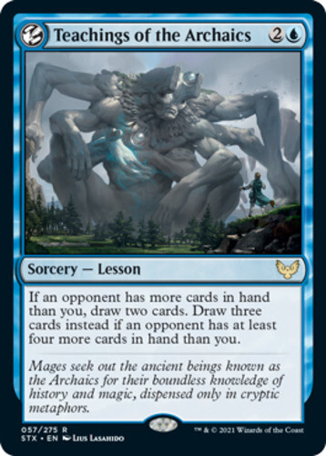 MTG-4x-Near Mint, English-Teachings of the Archaics-Strixhaven