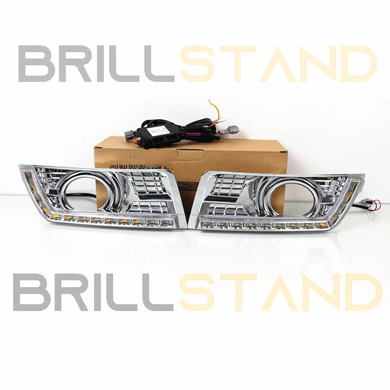 Luces antiniebla LED DRL diurnas con giro para Cadillac SRX 2010-2016 Foto 2 de 4