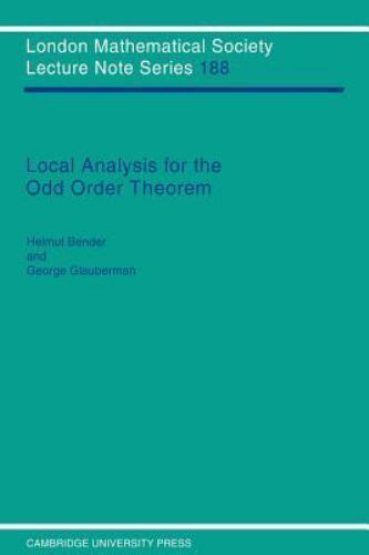 London Mathematical Society Lecture Note Ser.: Local Analysis for the Odd ...