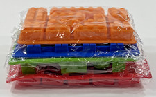 4 Stampi in silicone per blocchi da costruzione e robot a forma di LEGO - NUOVI