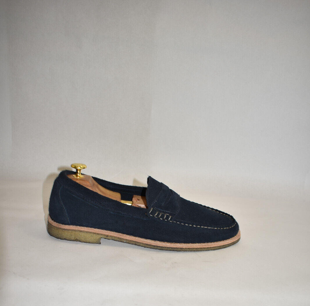 Allen Edmonds Catalina Soft Penny Loafer Blue Size 9.5 D 2241 DD319 Factory Second Randolph Bit Penny Loafer | Men main image 4